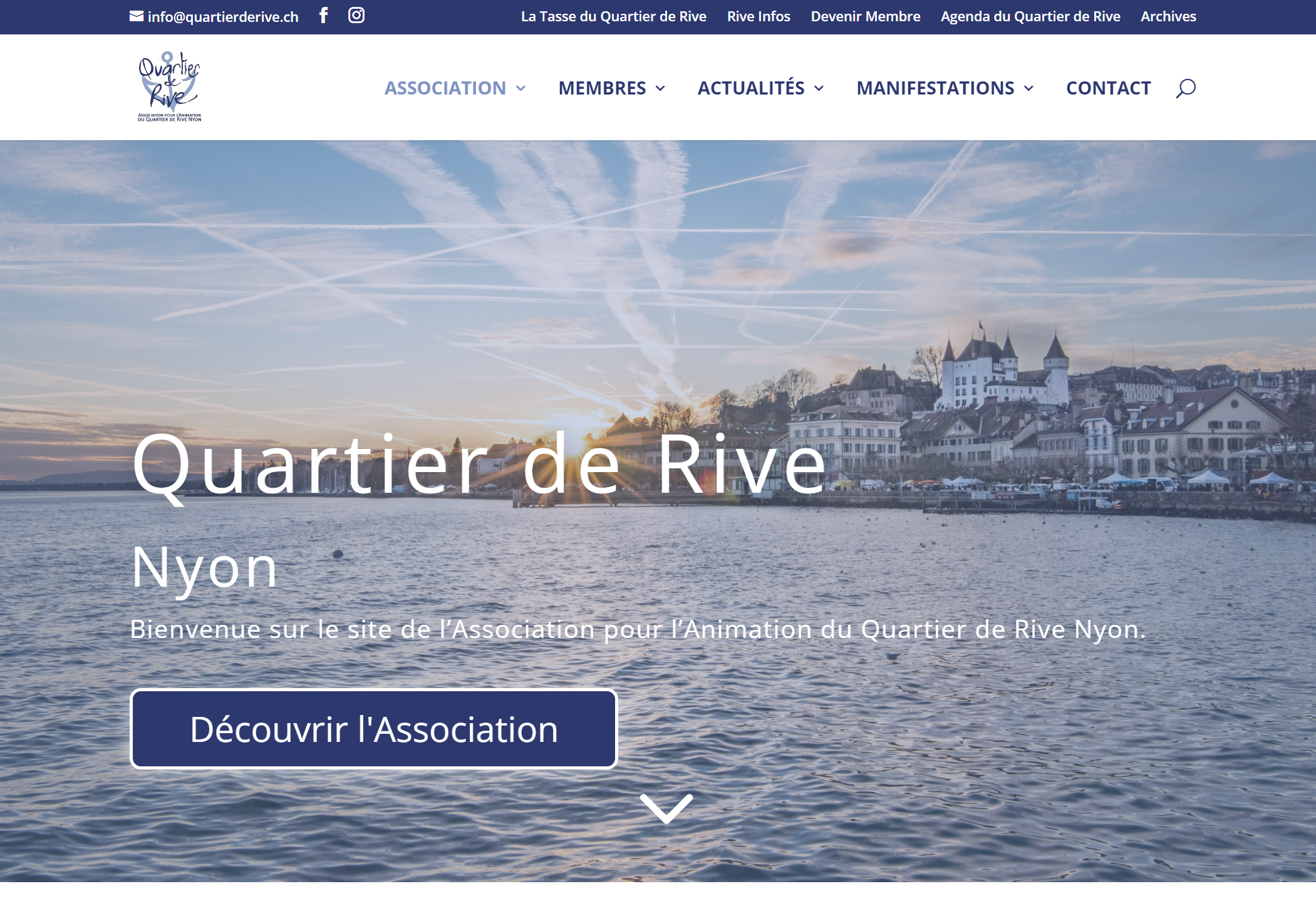 Nouveau site du Quartier de Rive