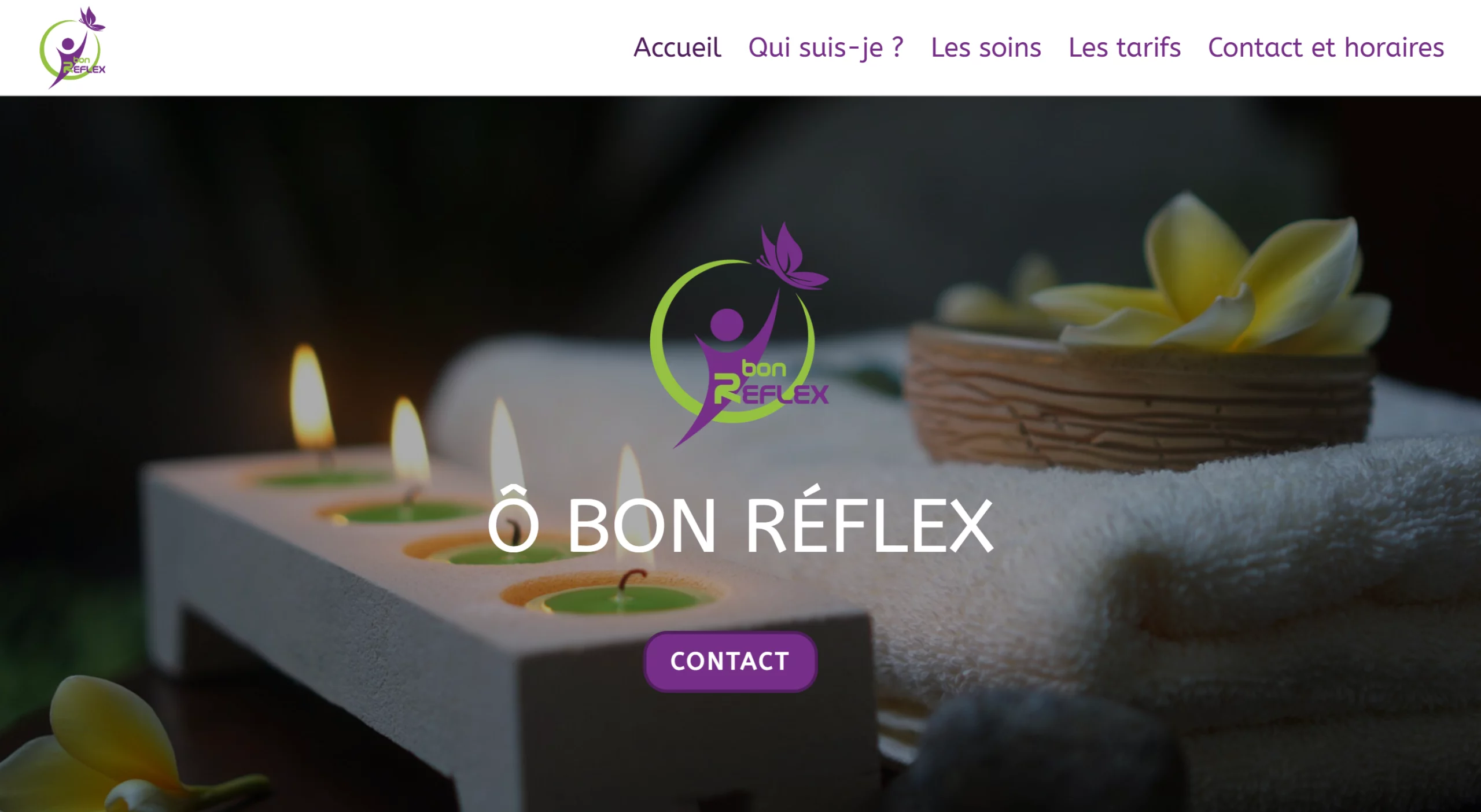 Nouveau site web crée par Monsieur Raphaël pour Ô bon réflex